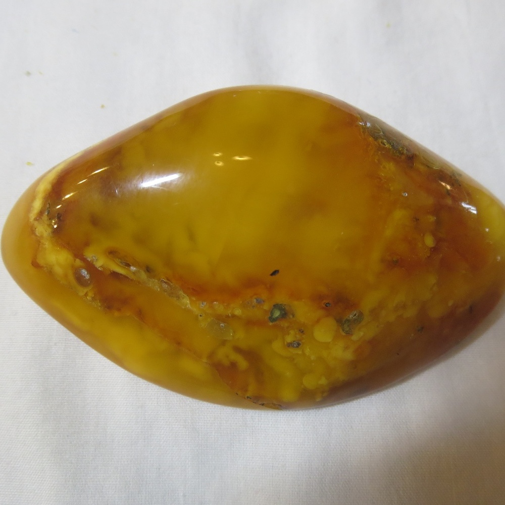 Authentic amber brooch.